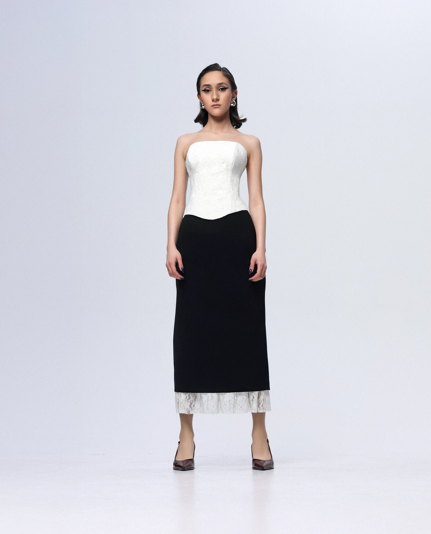 Noir Lace Reverie Skirt