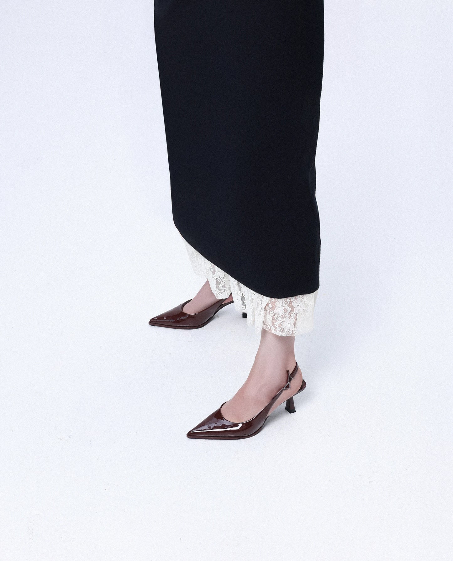 Noir Lace Reverie Skirt