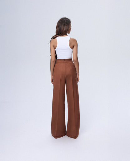 Chocolate Brown Trousers