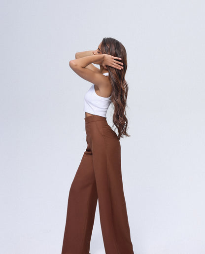 Chocolate Brown Trousers