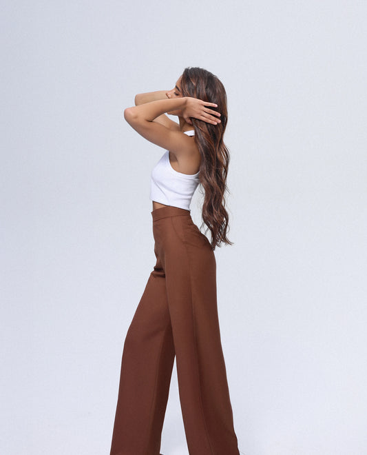 Chocolate Brown Trousers